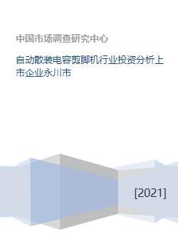 自動(dòng)散裝電容剪腳機(jī)行業(yè)投資分析 以永川市上市企業(yè)為例